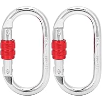 2 Moschettoni Da Arrampicata Weinsamkeit 25KN - Alluminio 7075 Con Cancello A Vite | Per Sport E Outdoor - Foto 6