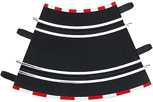 Carrera GO 20061611 Digital 143 / GO!!! Curve 1/45° (4) Slot Car Racing Accessory