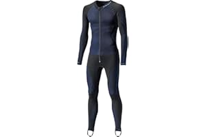 Held Motorrad-Unteranzug, Kombi-Unteranzug Race Skin II Unteranzug 1-TLG. schwarz/blau L, Herren, Sportler, Ganzjährig, Textil