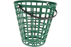 T TOOYFUL TOOYFUL para Pelotas para Golf, Recipiente para Pelotas para Golf con Asa, Soporte para, Accesorios para Estadio para Exteriores, Interiores