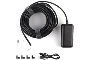 ‎FILFEEL 6 Diod LED świeci Endoskop WiFi, Kamera Inspekcyjna Boroskopu USB do Smartfonów z Systemem IOS/Android - Wodoodporne Soczewki IP67, średnica Obiektywu Mini 0,2 Cala, Kamera o Wysokiej(10m cable)