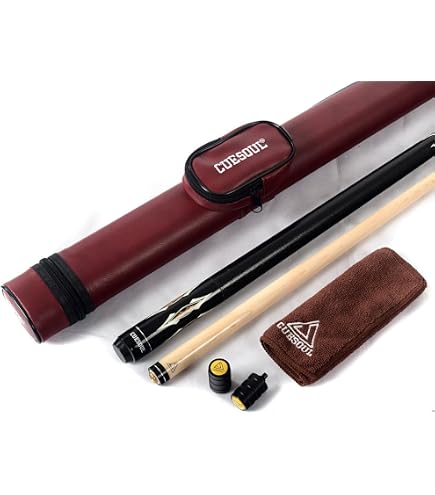 BCE Grandmaster - Stecca da biliardo a 3/4 con estensione, 144,8 cm con punta da 9,5 mm