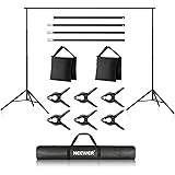 NEEWER Stojak na tło, 3 m x 2,1 m, regulowany system wsparcia do studia fotograficznego, na przyjęcia weselne, portret, fotog