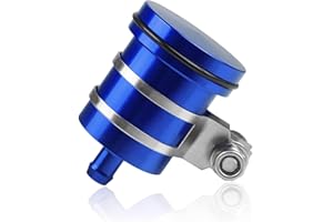YIEBA Depósito de Aceite de Freno Delantero O Trasero de Aluminio CNC para Yamaha FZ01 FZ03 FZ07 FZ09 FZ10 YZF R1 R3 R6 R25 R15 R125 para Z250 Z650 Z750 / R/RR Z800 Z900 Z1000 / sx Azul