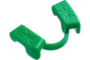 GELFORT Powerlifting, paradenti per sport e fitness, allenamento con forza, paradenti sportivi per sollevamento pesi, libero per parlare e bere acqua, mascella inferiore (1 pezzo, verde)