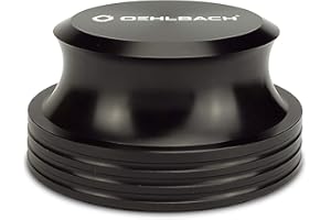 OEHLBACH Phono Weight Record Weight – High-Quality Support Weight (420 g) for LP/Vinyl/Record and Turntable Black