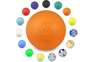 ‎CAPTAIN LAX Captain LAX Massageball Original - Lacrosseball, Hartgummi, mit den Maßen 6 x 6 cm geeignet für Triggerpunkt- & Faszienmassage/Crossfit