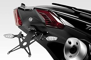 TMAX 530 2017/19 - Kit Soporte de Matrícula (R-0835) - Ajustable Placa Portamatrículas - Luz LED y Tornillería Incluido - Accesorios De Pretto Moto (DPM Race) - 100% Made in Italy