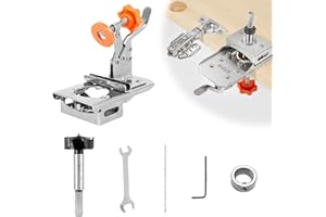 BCUUOZEEING Plantilla Bisagras Cazoleta 35 mm, Plantilla para Bisagras de Cazoleta, Posicionador para Bisagras de Gabinete Oculta, Plantilla de Perforación de Bisagra para Carpintería de Bricolaje