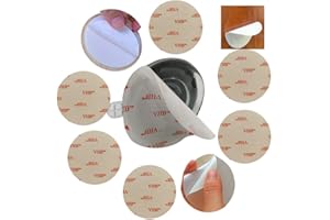 MeetRade Adhesive Suction Cup Mount, Stick On Double Sided Heavy Duty Adhesive Pad Disk For Lock Sucker Suction Cup Hook Mounting on Dashboard For xiaomi xiaoyi gopro camera GPS Sat Nav Cam 70mm