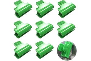 NewZC 20 Piezas Clip de Película de Invernadero de Plastic Abrazaderas de Invernadero Clip para Invernaderos Refugios Pancartas Marco Filas Cubiertas -11 mm