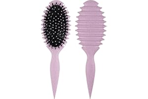 Hanwin Spazzola Capelli Ricci, Spazzola Capelli, Spazzola Per Capelli Ricci, Spazzola Ricci, Denman Spazzola Ricci, Spazzola Districante Per Capelli (gen2 purple)