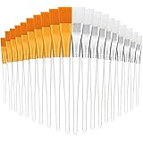 Pennelli per Maschera Facciale Morbido Pennello Maschera Viso con Manico in Plastica Trasparente per Applicare Maschera Facci