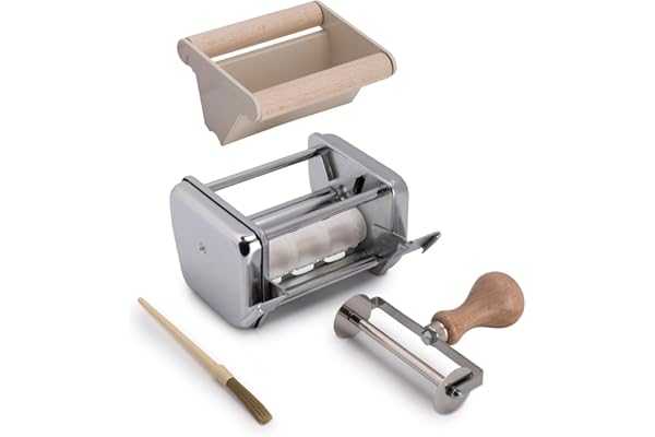 Imperia RavioliMaker Ligne Classique. Machine à raviolis. Fabriqué en Italie. Accessoire machine à pâtes en acier. Machine à raviolis compatible avec la machine à pâtes Imperia. (Raviolimaker3)