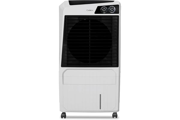 Hindware Smart Appliances Calisto 105L | Desert Air Cooler with Woodwool Pads, Inverter Compatible, Castor wheels and motorized air flow control & Hig
