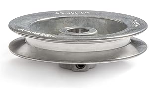 T TERRE Terre Products - V-Groove/V-Belt Drive Pulley, 4" Outside Diameter, 5/8 Bore, Die Cast, Z3A Zinc Alloy, Compatible Replacement for Chicago Die Cast 400A