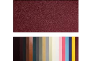 E-ALLDIR Patch de Réparation WG-bordeaux en Cuir, Simili Cuir Autocollant, Rouleau Adhésif 20 * 30cm pour Sièges Auto, Canapés, Chaises, Portefeuilles