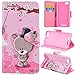 Produktbild SMART LEGEND Lederhülle für Wiko Lenny 3 Ledertasche Hülle Bär Muster Design Schutzhülle Premium PU Schutz Leder Flip Case Wallet Protective Cover Innere Weiche Silikon Bookcase Backcover Handy Tasche Schale mit Kartenfächer Magnetverschluß Standfunktion Etui