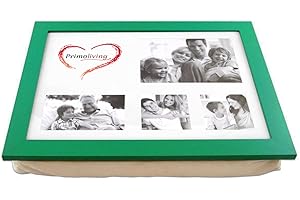 PrimoLiving Knietablett P-431 mit Kissen und Fotorahmen Grün