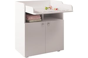 Kidsaw Changing Board Cupboard with Storage 1270 White