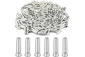 SUJEBKC 100 Pcs Guaina Freno Bici Tappo Per Cavo Del Freno Tappi Terminali Per Cavi Bicicletta Tappo Terminale Cavo Del Freno Per Fune Del Freno