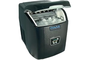 POLAR REFRIGERATION Polar Machine à glace manuelle Noir Capacité 10 kg 380 x 305 x 380 mm