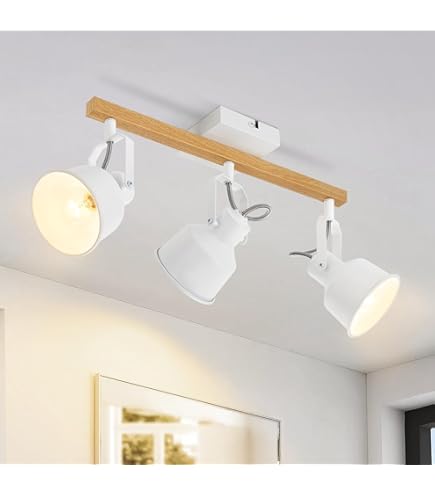 EGLO plafondlamp Adeje LED zwart-wit 4-lichts kopen