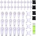 eZAKKA Wall Hooks Picture Hangers, Invisible Traceless - Pack of 47