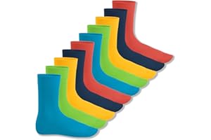 Footstar EVERYDAY! Dames & Hommes : 10 paires de chaussettes - chaussettes en coton