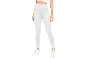 Love My Fashions® Women's Plain High Waisted Legging Stretchy Workout Bottoms Elasticated Soft Full Length Ladies Yoga Tights for Gym and Casualwear