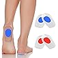 2 Paar Gel Fersenkissen, Komfort Fersenkissen Gelkissen, Silikon Fersenschale Pads für Plantar Fasciitis, Fersensporn…