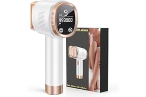 DEPLITE 3 en 1 Depiladora Laser IPL con Mode RH/AR/SC, Pantalla táctil LCD Smart, Max 19.35 J, 9 Nivel de Energía, 999.900 Flashes, Depiladora Luz Pulsada para Piernas, Bikini, Axilas, Cara, Cuerpo