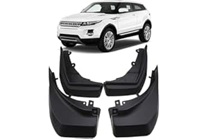 NUSHKE 4 Pcs Car Mud Flaps Splash Guards For Range Rover Evoque Dynamic 2012-2019 2013 2014 2015 2016 2017 2018, Front Rear Mudflaps Splash Flap Mudguards Wheel Protection Accessories