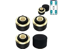 HFLWYWD Sistema di monitoraggio della pressione dei pneumatici, TPMS, sensore wireless di pressione dei pneumatici, Bluetooth in tempo reale, monitor TPMS, per auto, moto, moto, universale, per iOS e