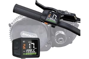 SPORTARC DZ41 Display, E-Bike, kompatibel mit für Bafang Motor DZ41 Display M500 für M600 BBS0102 HD UART/CAN Protokoll Meter (UART-Protokoll)