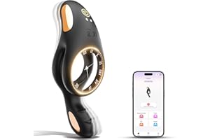 TAGNAFF Anillo Vibradorador Pene Clítoris Vibradorador Hombre, Juguetes Eróticos Para Pareja Sexuales 10 Modos, Anillo Pene Vibrador dual Juguetes Sexuales Hombre Sex Toys