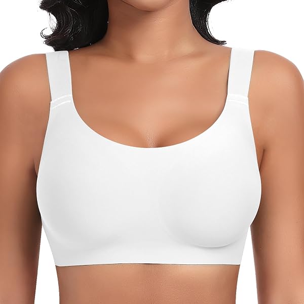 Brassière D'allaitement Ulla Popken Bellieva - Coton Bio Certifié GOTS, Grande Taille - Fermeture à Clip, Côtés Renforcés