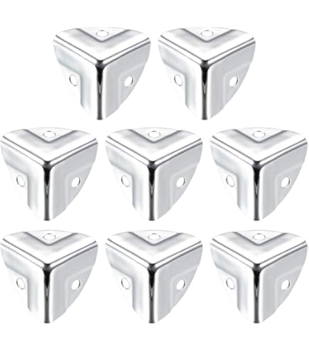 Lot De 20 Protections D'angle De Boîte En Bronze à Angle Droit Protections Angle En Fer Retro Avec Clous Pour Boite En Bois Etui De Transport 95038468