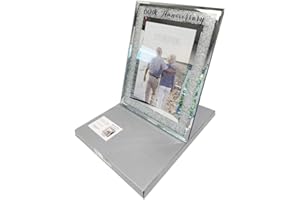 SMARTSF 60. rocznica ślubu ramka na zdjęcia diamentowe lustro szkło kryształ diament prezent