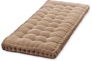 JORTUIO Cojin para Banco Exterior Interior 120x40/120x50/120x60/100x50, 100x40, Cojines para Banco Jardin, Cojines para Bancos para Terraza Balcón Palet Comedor Columpios(Color3,120x60cm/48x24in)