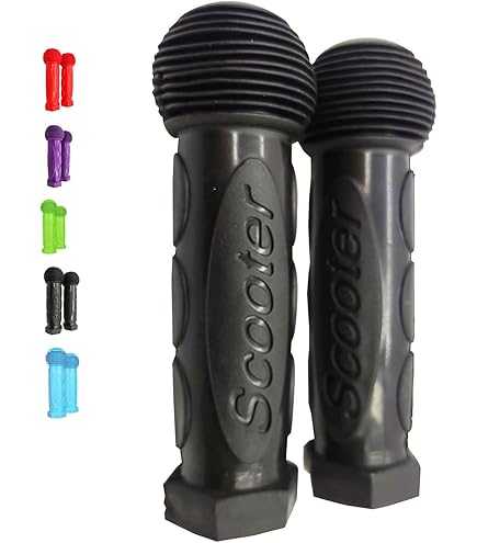 OTFAITP Poignée Double De Vélo Pour Scooter 2-3-4 Roues à Pédales, Vélo Pour Enfants, Scooter De Rafting Et à Bascule (Rouge