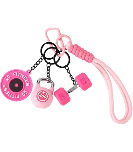 Portachiavi Fitness Con Manubrio E Kettlebell – Regalo Per Appassionati Di Palestra - 2
