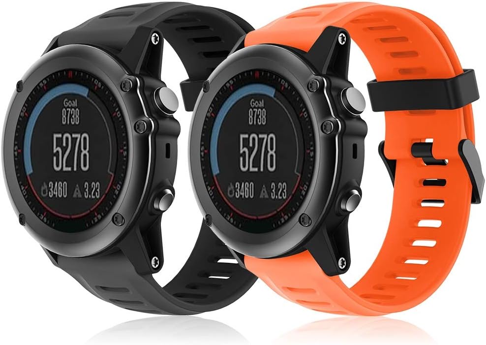 TOPsic Fenix 3 Correa de Reloj, Banda Reemplazo de Silicona Suave Deportiva con Herramientas para Fenix 3 / Reloj Elegante de Fenix 3 HR Multi-Colors