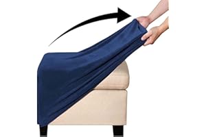 YEKUHE Hockerbezug Quadratisch Ottomane Schonbezug Quadratische Stretch Hocker Bezug Hocker Bezug für Ottomane Überzug Hockerbezug Quadratische Ottomane Abdeckungen ( Color : #17 , Size : 50x50cm/20x20in )