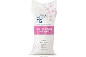 ‎NOSUGARSUGAR Pink Himalaya Salz, feine Körnung, Perfekt für Salzsteuer, 1 kg (Steinsalz / Kristallsalz aus Pakistan) 1kg 2kg 5kg 10kg 25kg wählbar mit großem Mengenrabatt (25 KG)