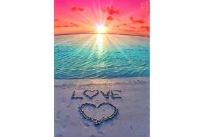 Rayong Diamond Painting Kit 5D, Tramonto Pittura Diamante 5d Fai da Te, Diamond Painting Kit Completo, Decorazione per Casa e Pareti, Passatempo per Adulti Bambini(30 * 40cm)