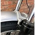 RoadRash RE Interceptor 650 Front Mudguard Raiser Silver fits Himalayan