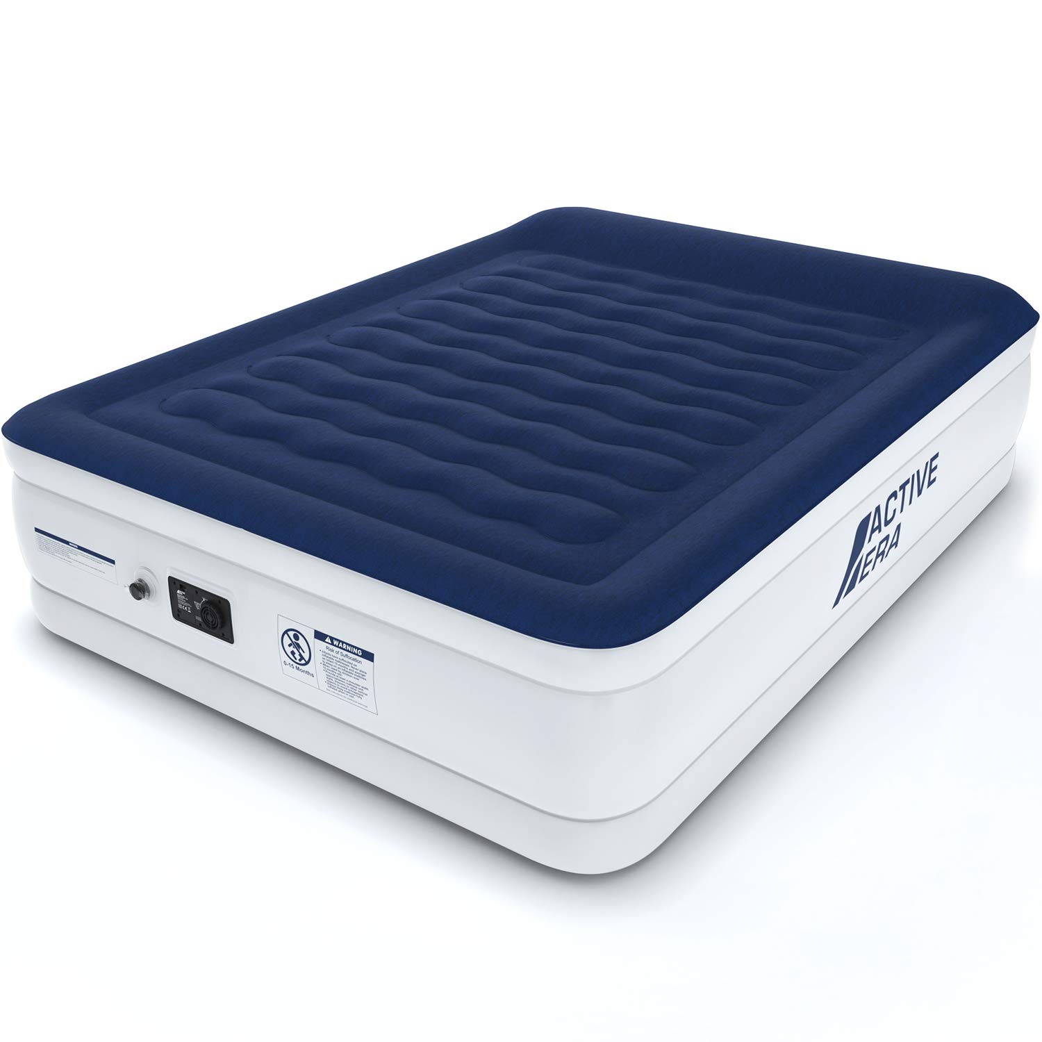 Active Era Luxus Luftbett 2 Personen, Luftmatratze selbstaufblasend mit eingebauter elektrischer ...