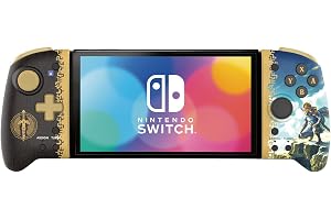 HORI Split Pad Pro (The Legend of Zelda™: Tears of the Kingdom Edition) - Ergonomisk Styrenhet för Handhållet Läge för Ninten