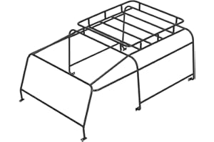 VGEBY RC Roof Rack, High Simulation RC Roof Rack Luggage Carrier for Land Rover Defender D90 1/10 RC Car Upgrade Parts Model Car Accessories